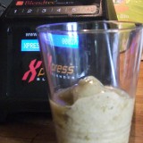 Sorbet à la poire réalisé avec le blender Blendtec Xpress