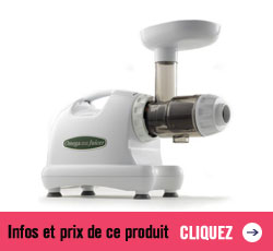 Prix et infos sur l'extracteur de jus Omega blanc